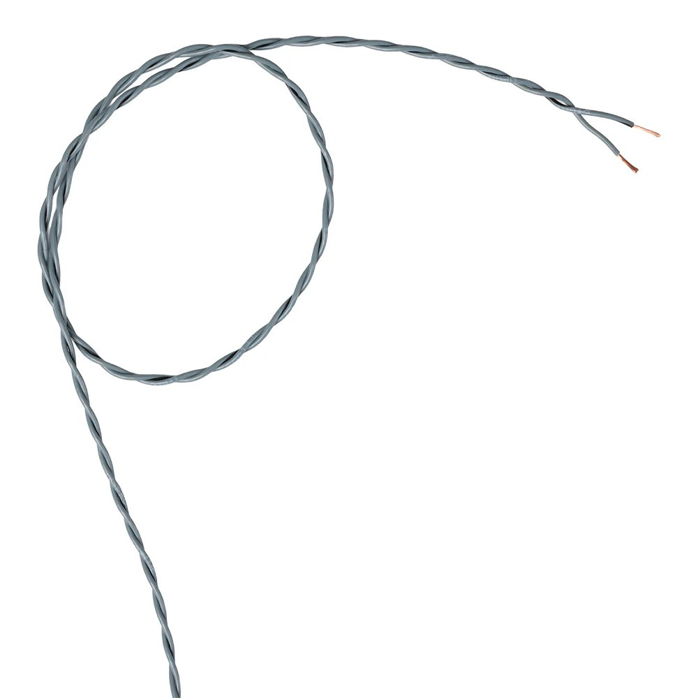 Auto-Connect skręcany kabel głośnikowy OFC 2x0.5 mm², szary, metr bieżący