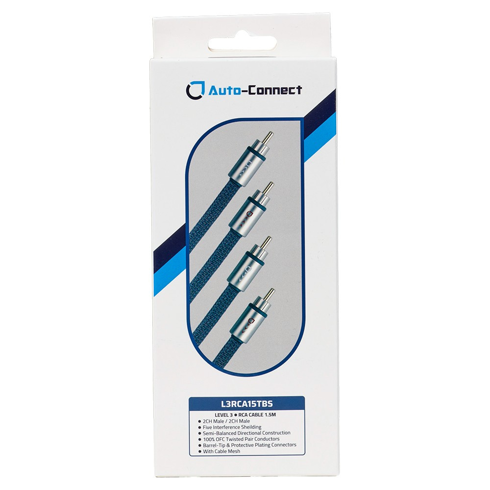 Auto-Connect skręcony kabel sygnałowy 1.5 metra, Level 3