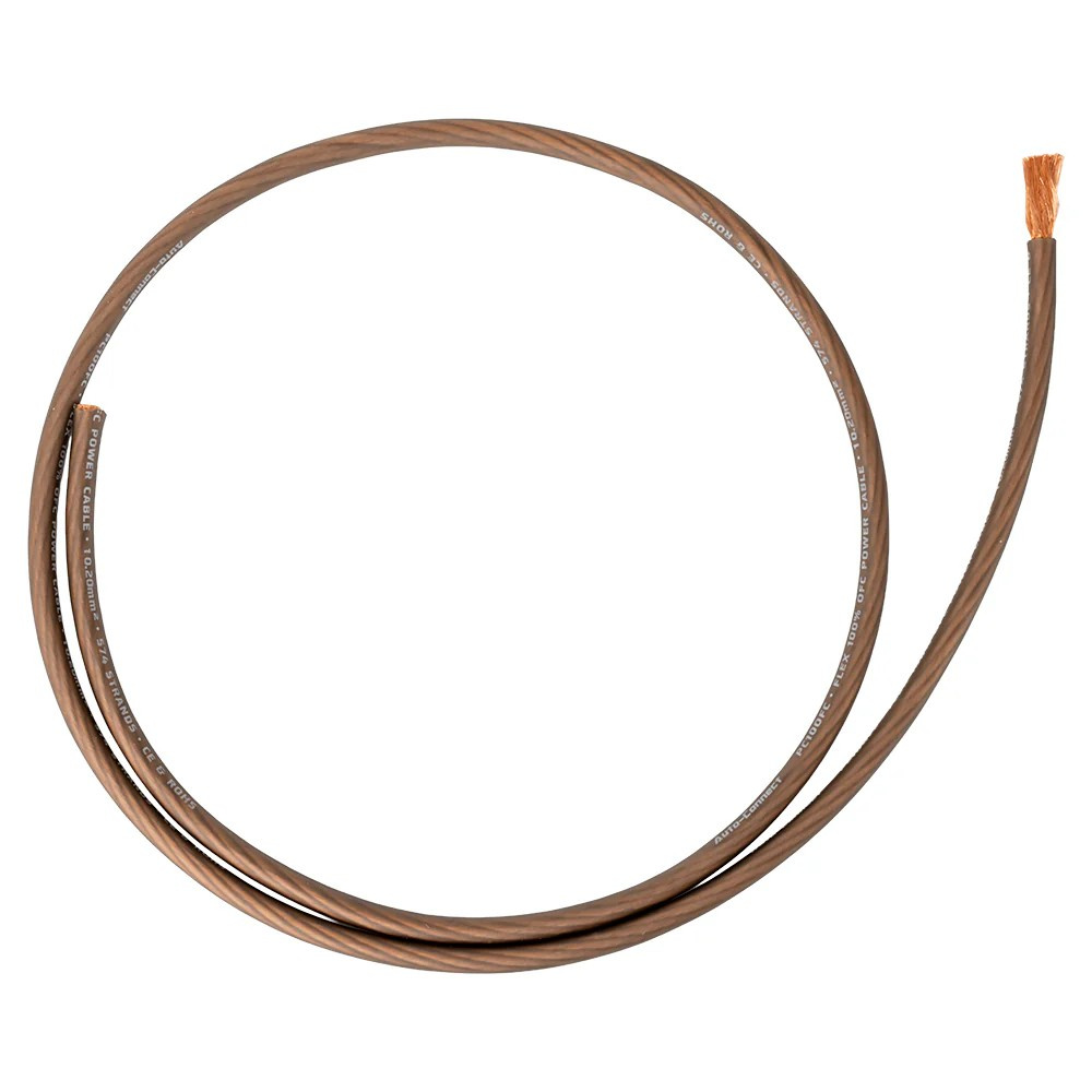 Auto-Connect czarny kabel zasilający OFC 10.2mm², na metry