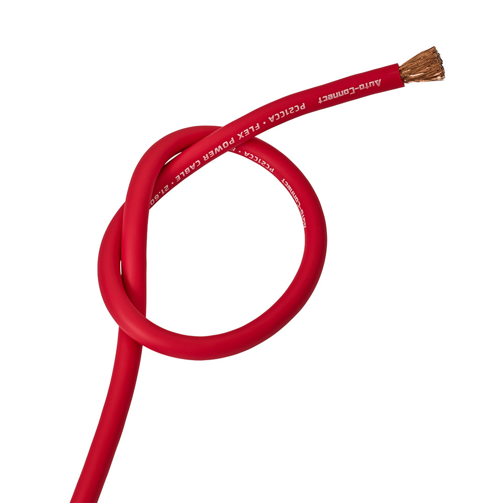 Auto-Connect czerwony kabel zasilający CCA 21.6mm², na metry