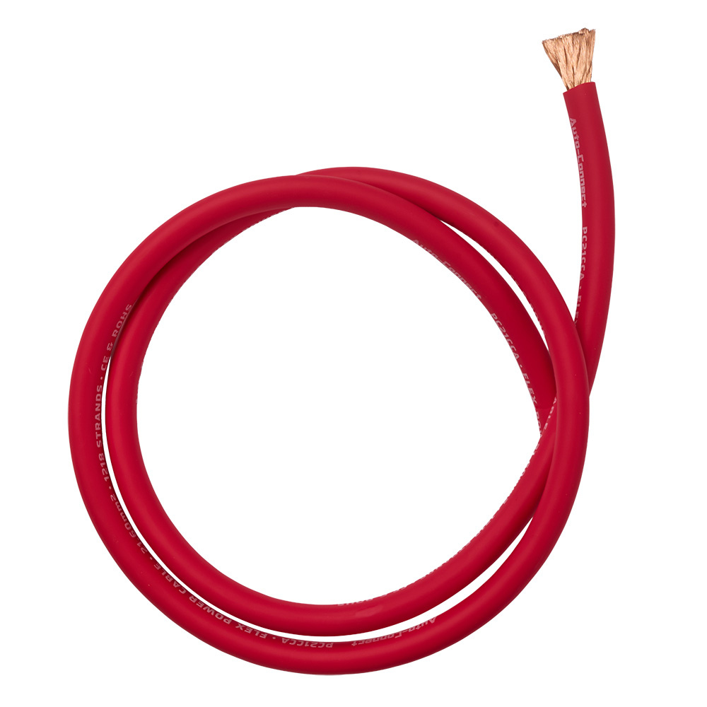 Auto-Connect czerwony kabel zasilający CCA 21.6mm², na metry