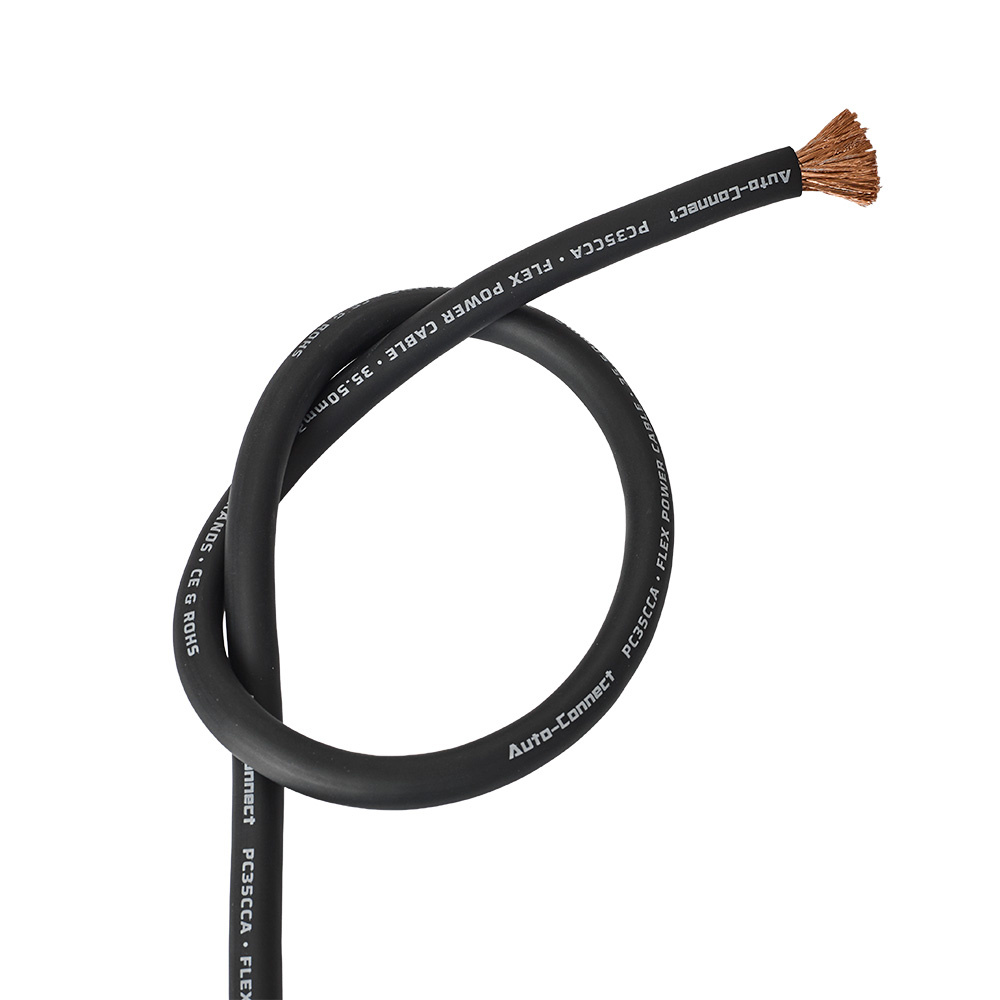 Auto-Connect czarny kabel zasilający CCA 35.5mm², na metry