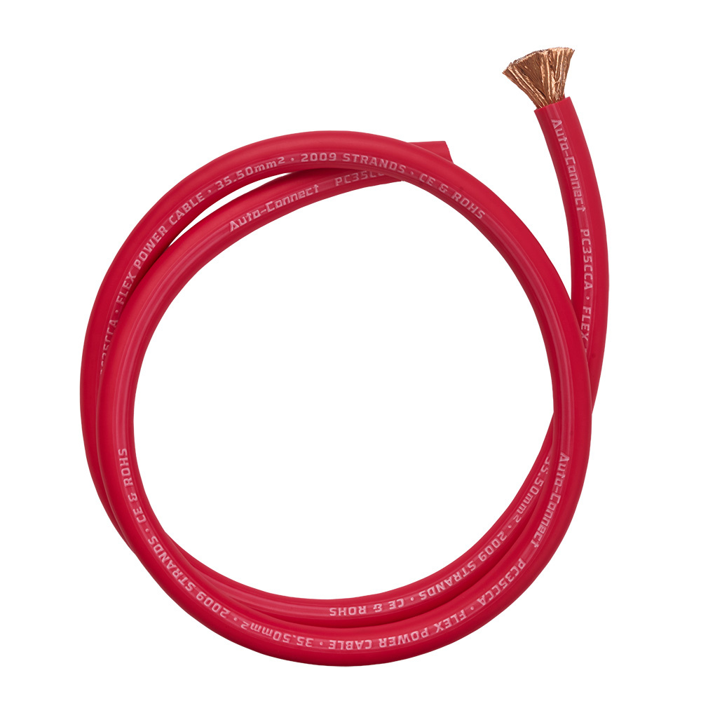 Auto-Connect czerwony kabel zasilający CCA 35.5mm², na metry