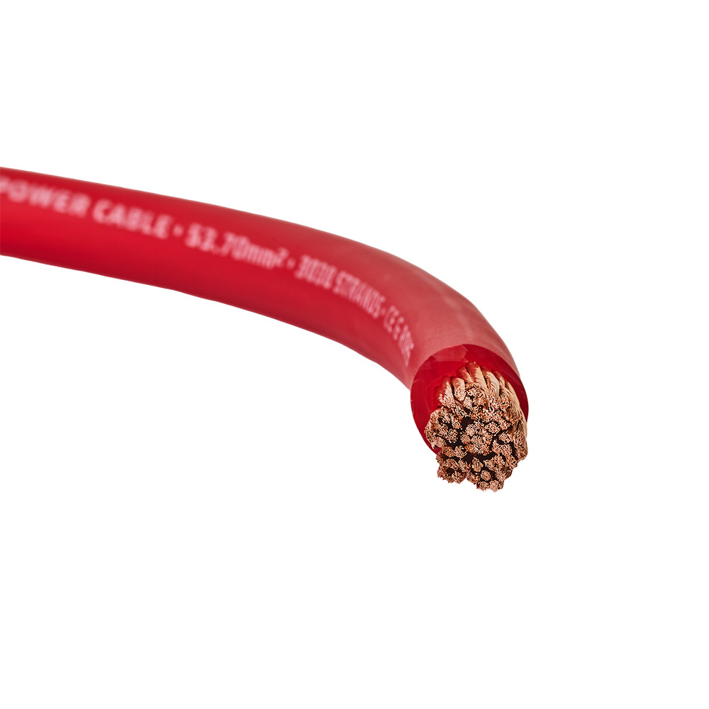 Auto-Connect czerwony kabel zasilający OFC 53,7 mm², na metry