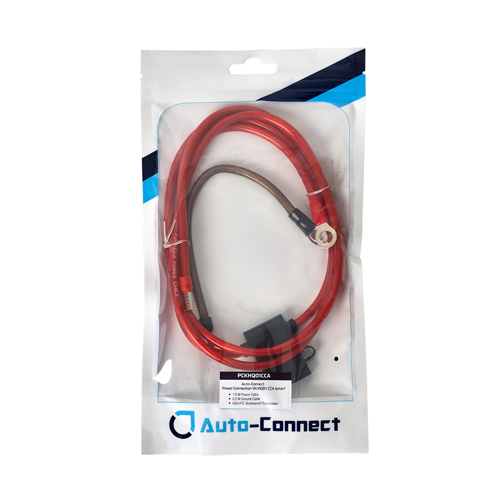 Zestaw przewodów zasilających Auto-Connect CCA 6 mm² Mini, 1,5 m + 0,2 m