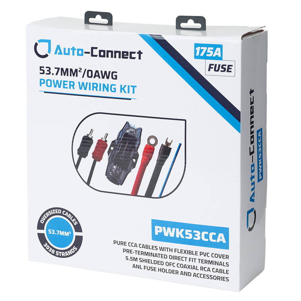 Auto-Connect Pure CCA kabel kit, 53.7mm²