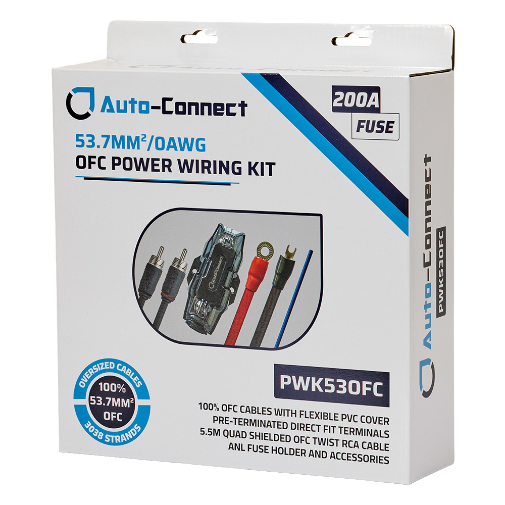 Auto-Connect OFC kabel kit, 53.7mm²