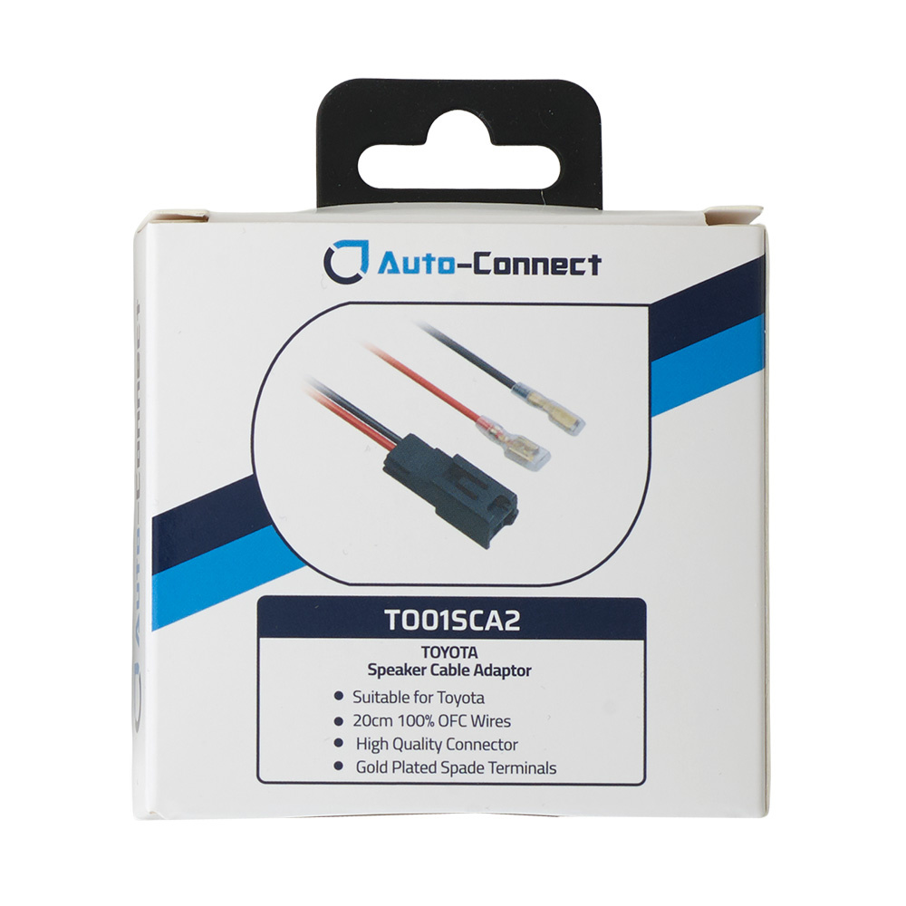 Auto-Connect złącze głośnikowe do nowszych Toyota, para