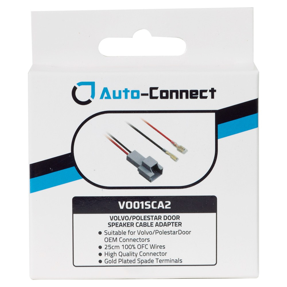 Złącza głośnikowe Auto-Connect do głośników drzwiowych Volvo/Polestar, para