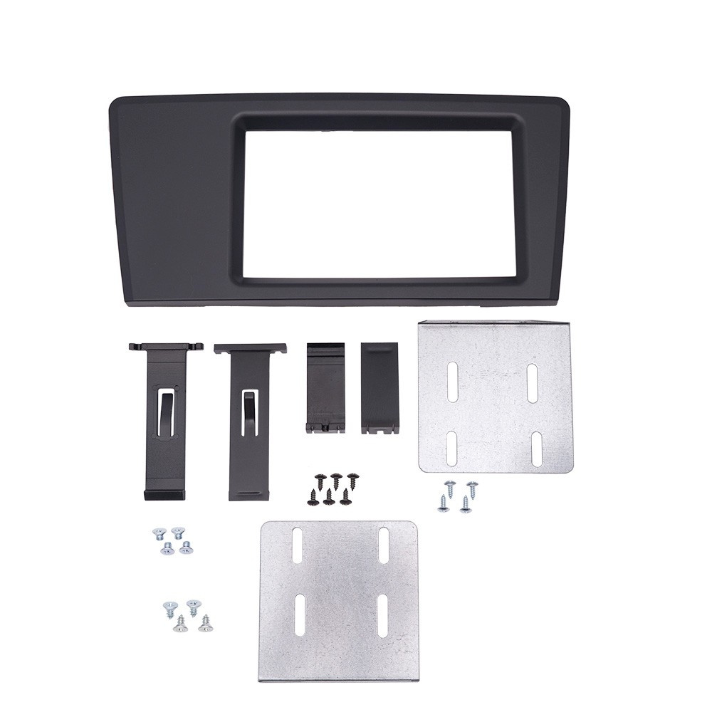 Ramka montażowa 2-DIN do Volvo V70/S60 2000-2004, ciemnoszara