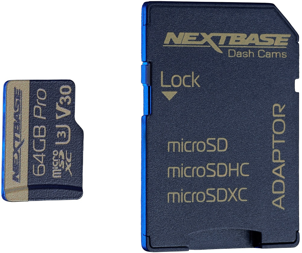 Karta micro SD NextBase 64 GB U3 z adapterem