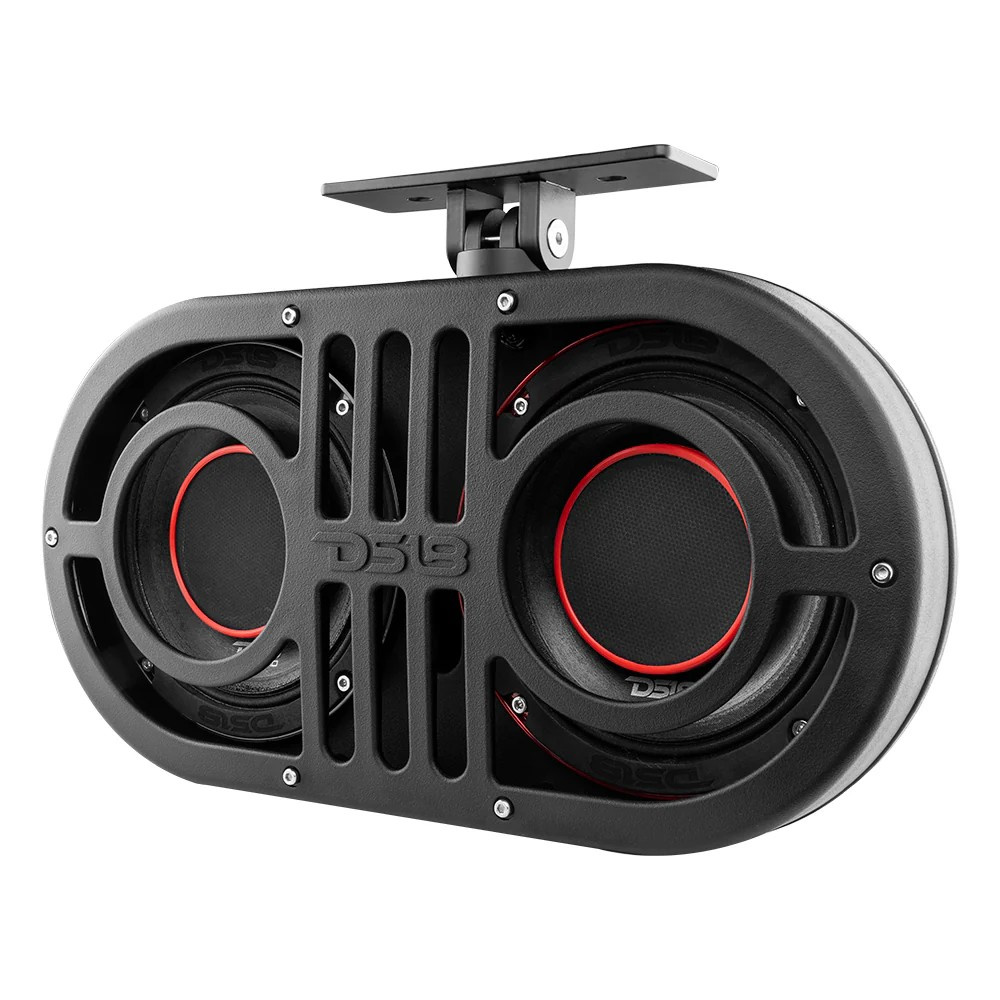 DS18 JVOCE, 2x6,5-calowy odporny na warunki pogodowe soundbar z LED