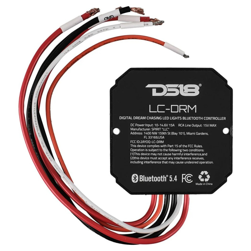 DS18 LC-DRM, kontroler do cyfrowego oświetlenia RGB LED