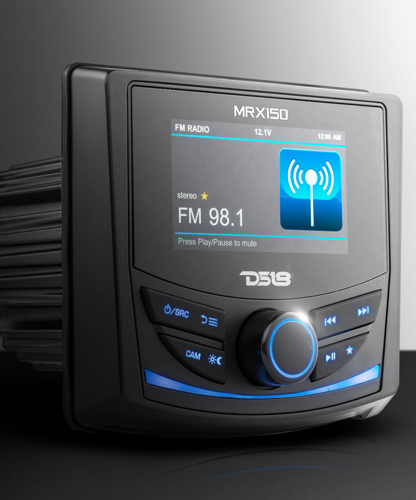 DS18 MRX150, morska jednostka stereo z 3