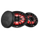 DS18 NXL-69/BK, czarne 6x9-calowe głośniki morskie z LED, para DS18 NXL-69/BK, czarne 6x9-calowe głośniki morskie z LED, para