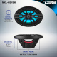 DS18 NXL-69/BK, czarne 6x9-calowe głośniki morskie z LED, para DS18 NXL-69/BK, czarne 6x9-calowe głośniki morskie z LED, para