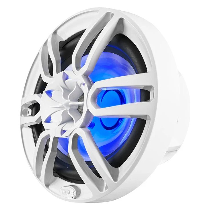 DS18 NXL-69/WH, białe 6x9-calowe głośniki morskie z LED, para