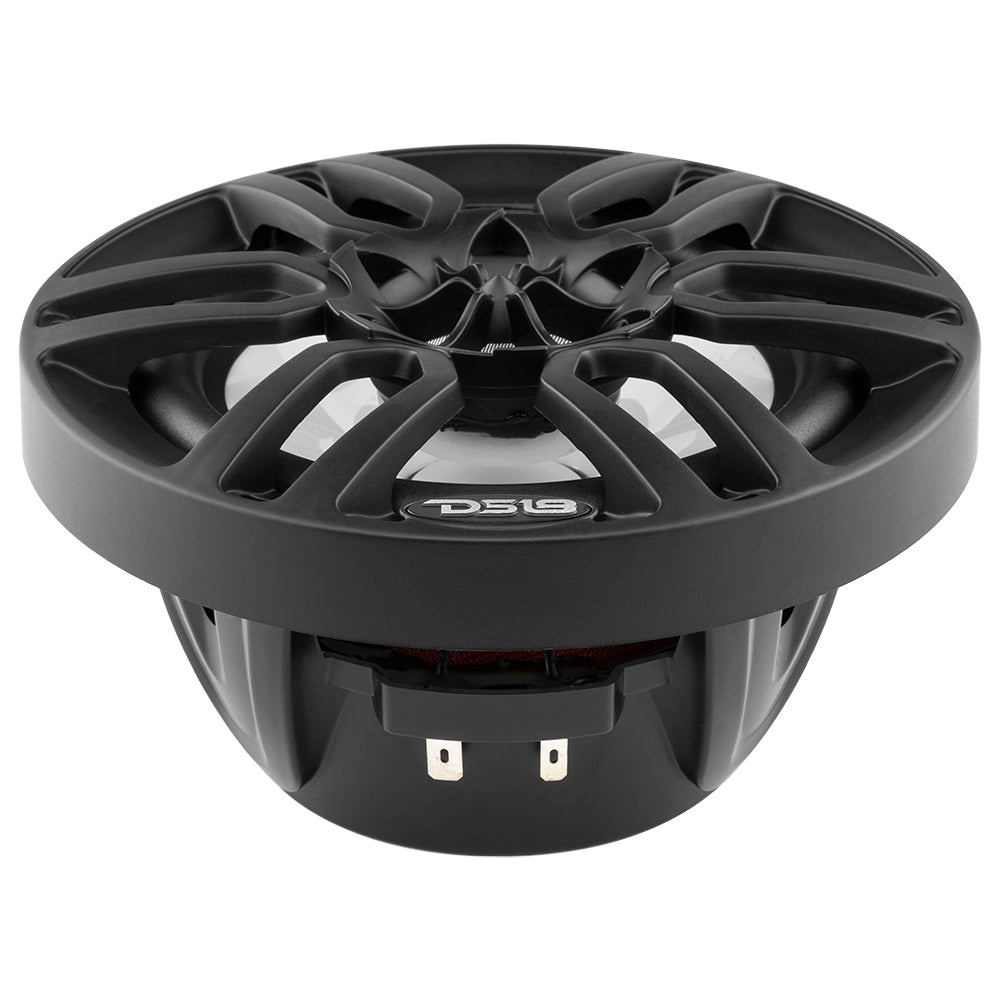 DS18 NXL-6, czarne 6,5-calowe morskie głośniki z LED, para