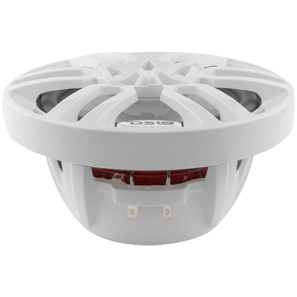DS18 NXL-6, białe 6,5-calowe morskie głośniki z LED, para