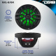 DS18 NXL-8/BK, czarne 8-calowe głośniki morskie z LED, para DS18 NXL-8/BK, czarne 8-calowe głośniki morskie z LED, para