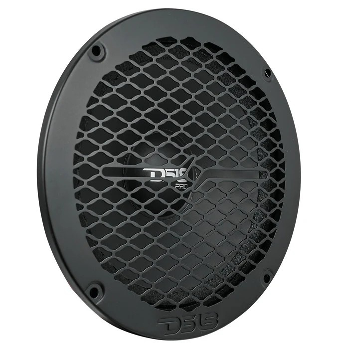 DS18 PRO-GRILL6MS/BK, smukły metalowy grill 6,5-calowego głośnika, czarny