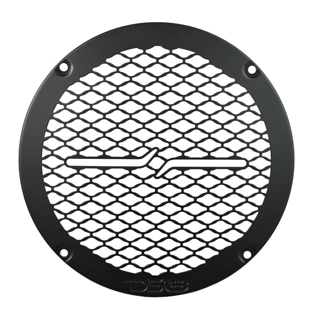 DS18 PRO-GRILL6MS/BK, smukły metalowy grill 6,5-calowego głośnika, czarny