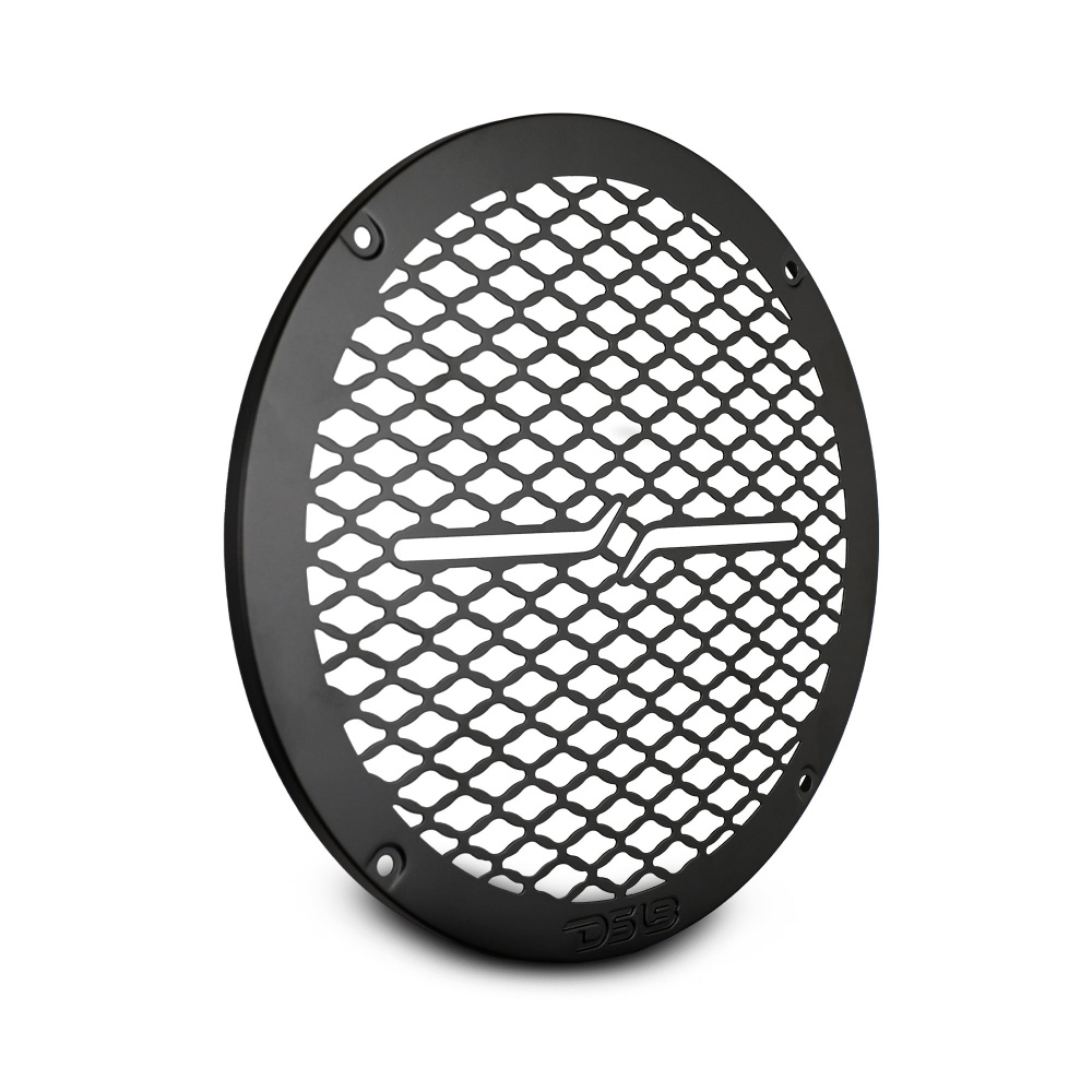 DS18 PRO-GRILL8MS/BK, smukły metalowy grill 8-calowego głośnika, czarny