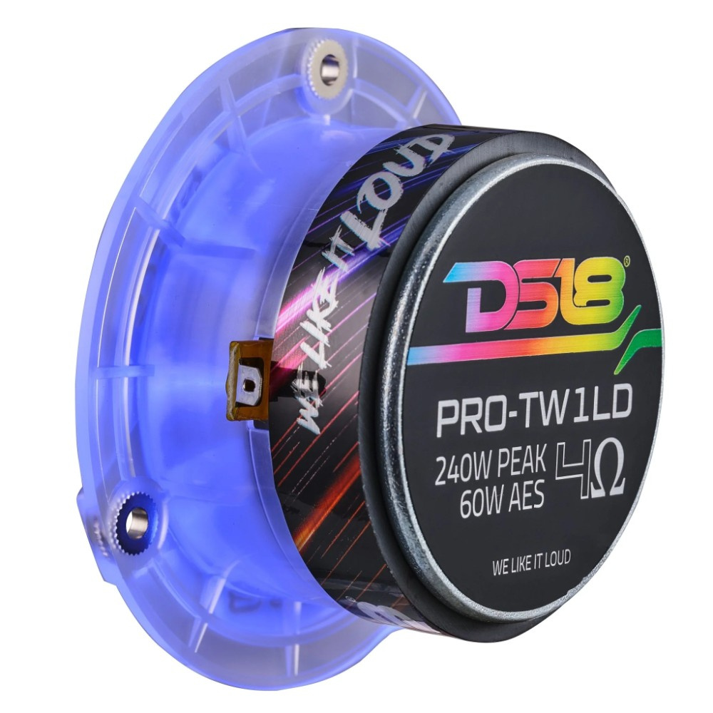 DS18 PRO-TW1LD, SPL-tweeter z podświetleniem RGB LED