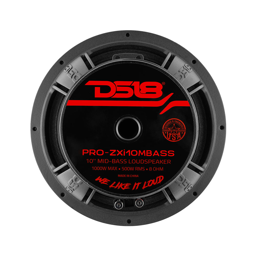 DS18 PRO-ZXI10MBASS, ciężki 10-calowy ferrytowy midbas, sztuka