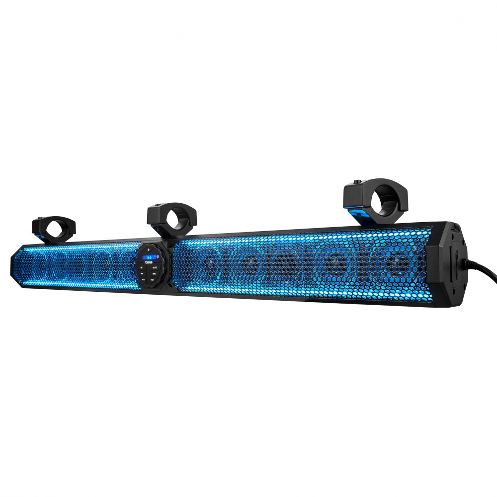 DS18 SB37BTXRGB, 37-calowy odporny na warunki pogodowe soundbar z Bluetooth, USB i RGB