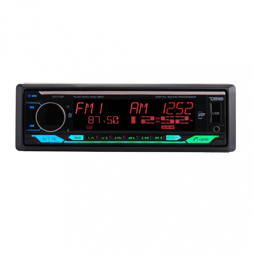 DS18 SDX-200, wysokowydajne radio samochodowe z 4x60W RMS i wbudowanym DSP