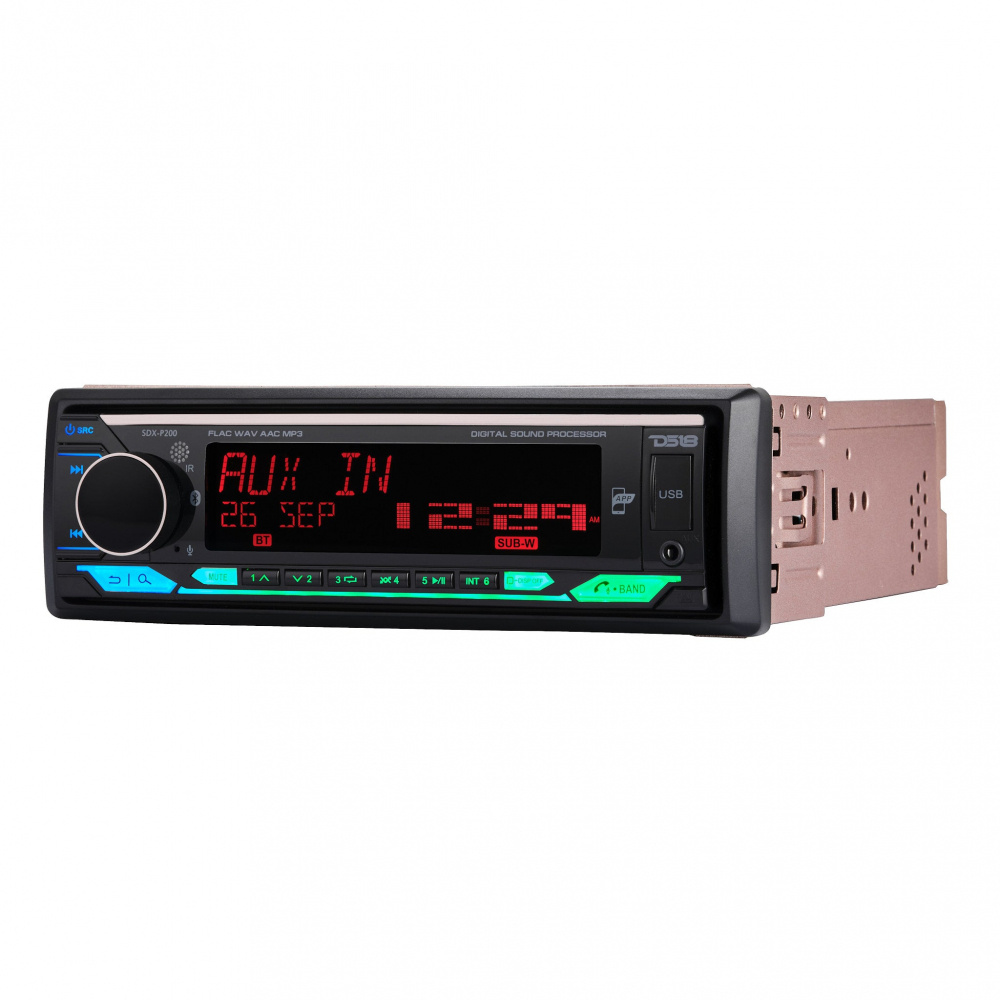 DS18 SDX-200, wysokowydajne radio samochodowe z 4x60W RMS i wbudowanym DSP