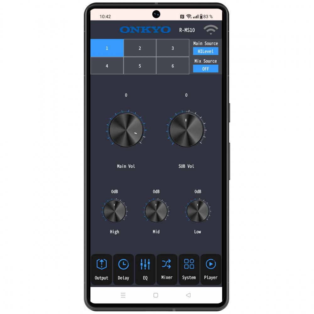 Onkyo R-MS10, 6-kanałowy DSP z wbudowanym wzmacniaczem i Bluetooth