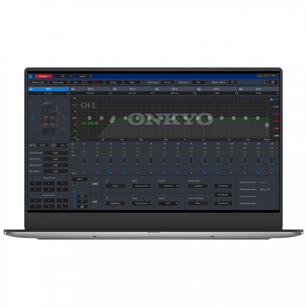 Onkyo R-MS10, 6-kanałowy DSP z wbudowanym wzmacniaczem i Bluetooth