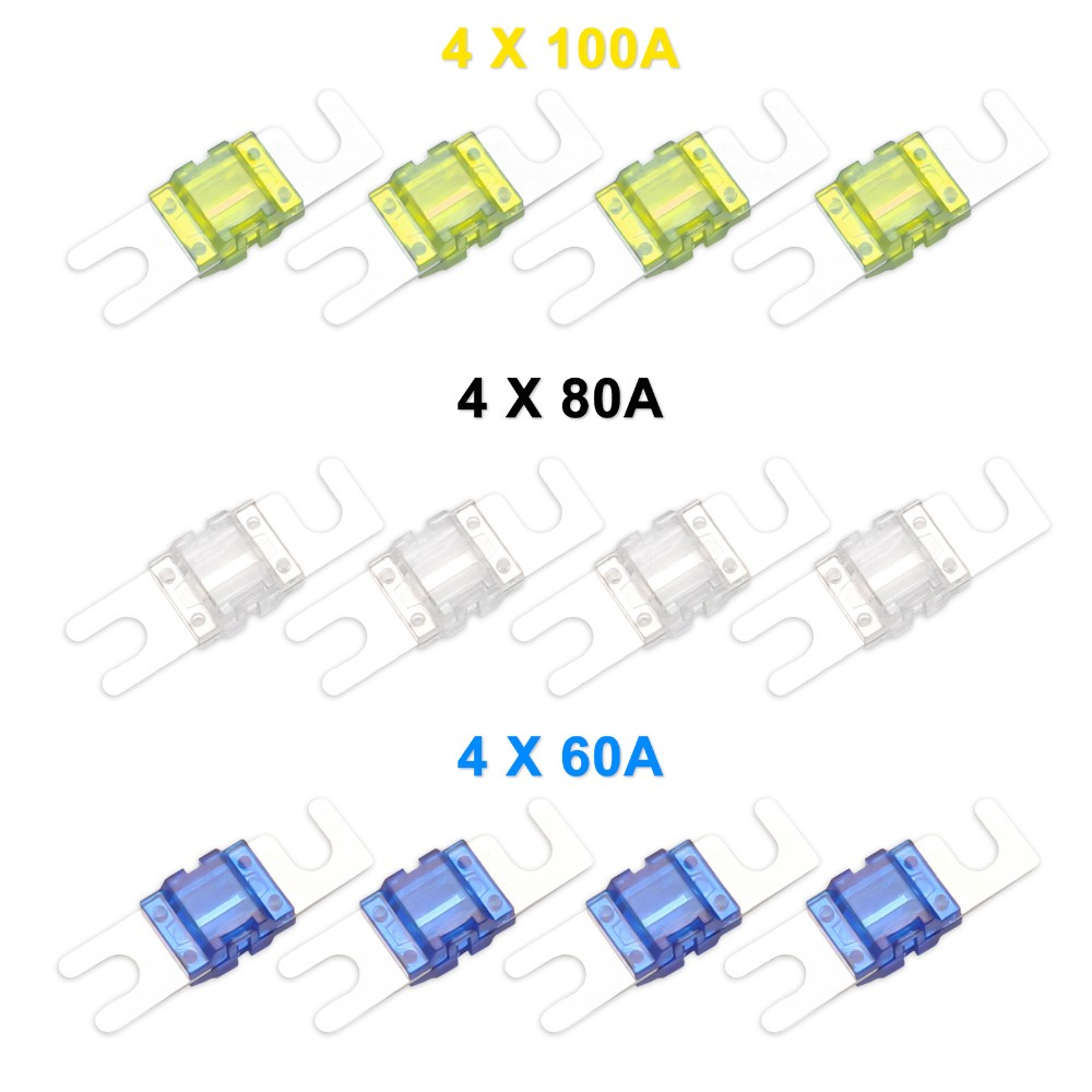 Recoil MPG4 Mini-ANL uchwyt bezpiecznika + blok masowy 2x50mm² do 4x20mm²