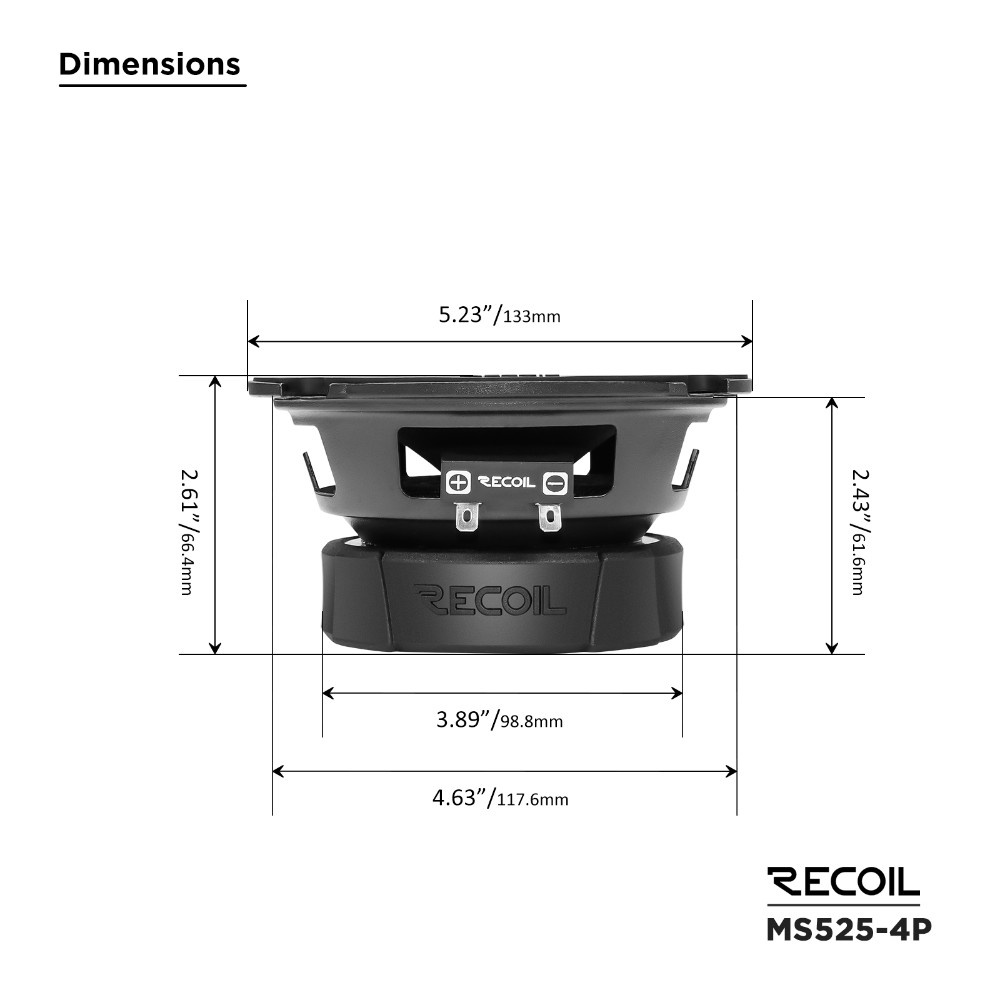 Recoil MS525-4P, 5,25