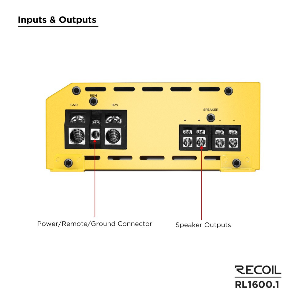 Recoil RL1600.1, monoblok