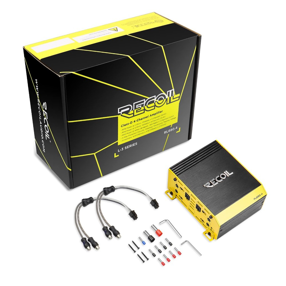 Recoil RL680.4, czterokanałowy wzmacniacz