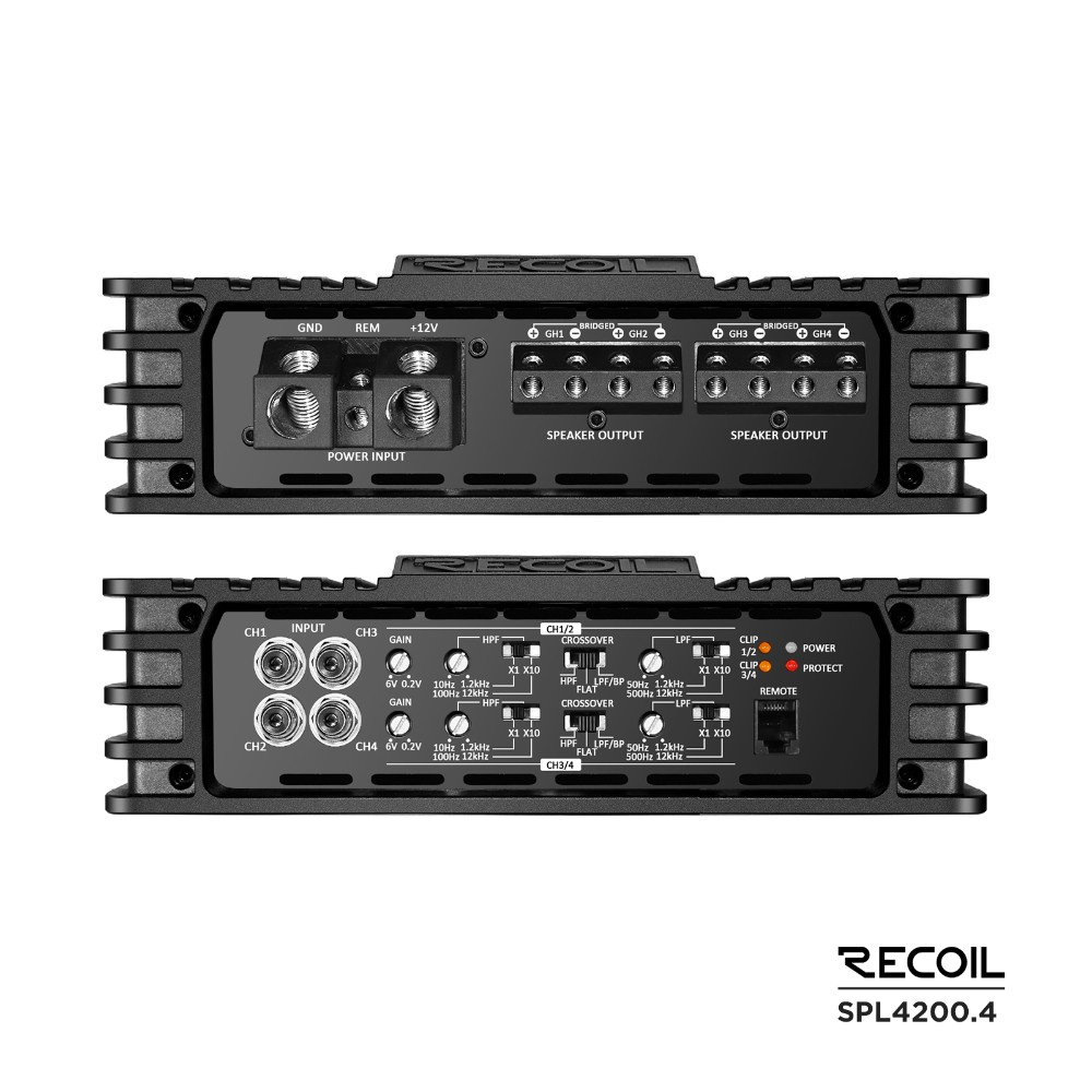 Recoil SPL4200.4, mocny czterokanałowy wzmacniacz