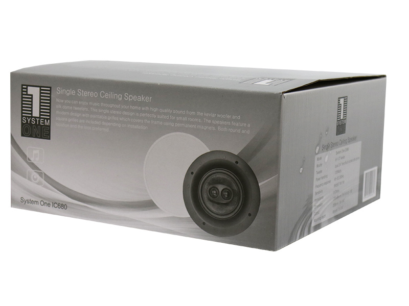System One IC680 Single-stereo Slim