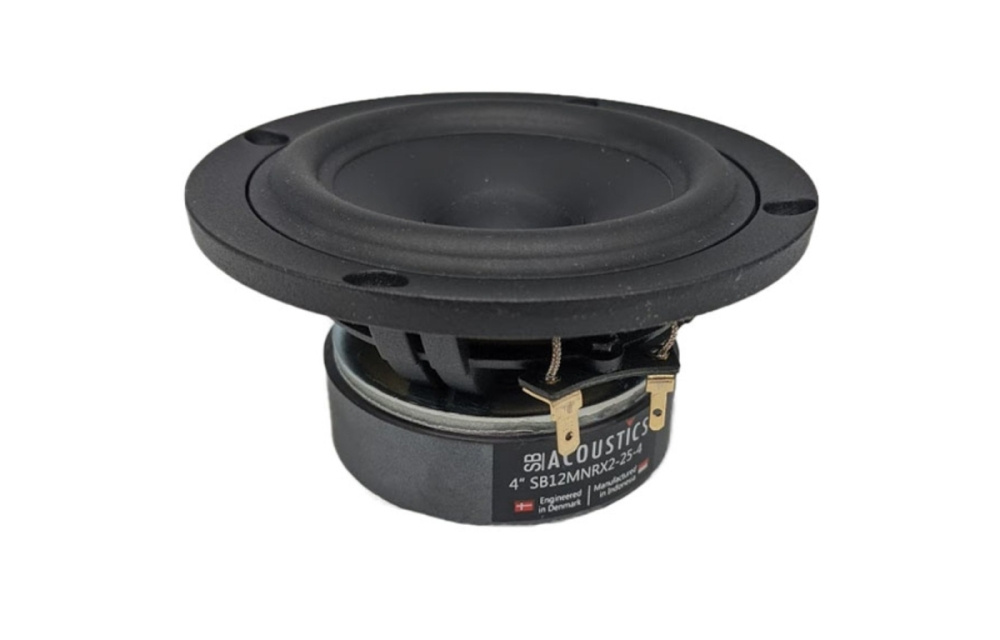 SB Acoustics SB12MNRX2-25-4, 4-calowy głośnik niskotonowy/średniotonowy