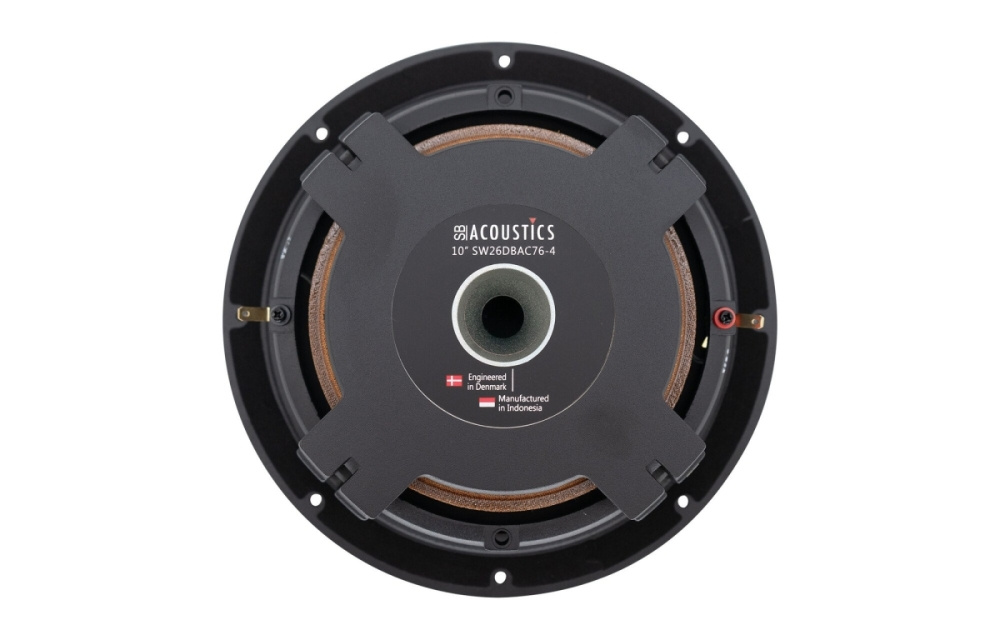 SB Acoustics SW26DBAC76-4, 10-calowy głośnik niskotonowy