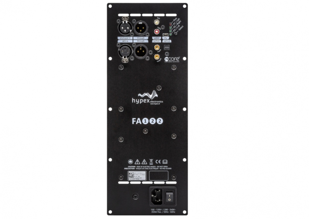Hypex FusionAmp FA122, 2x125 W 4 Ohm