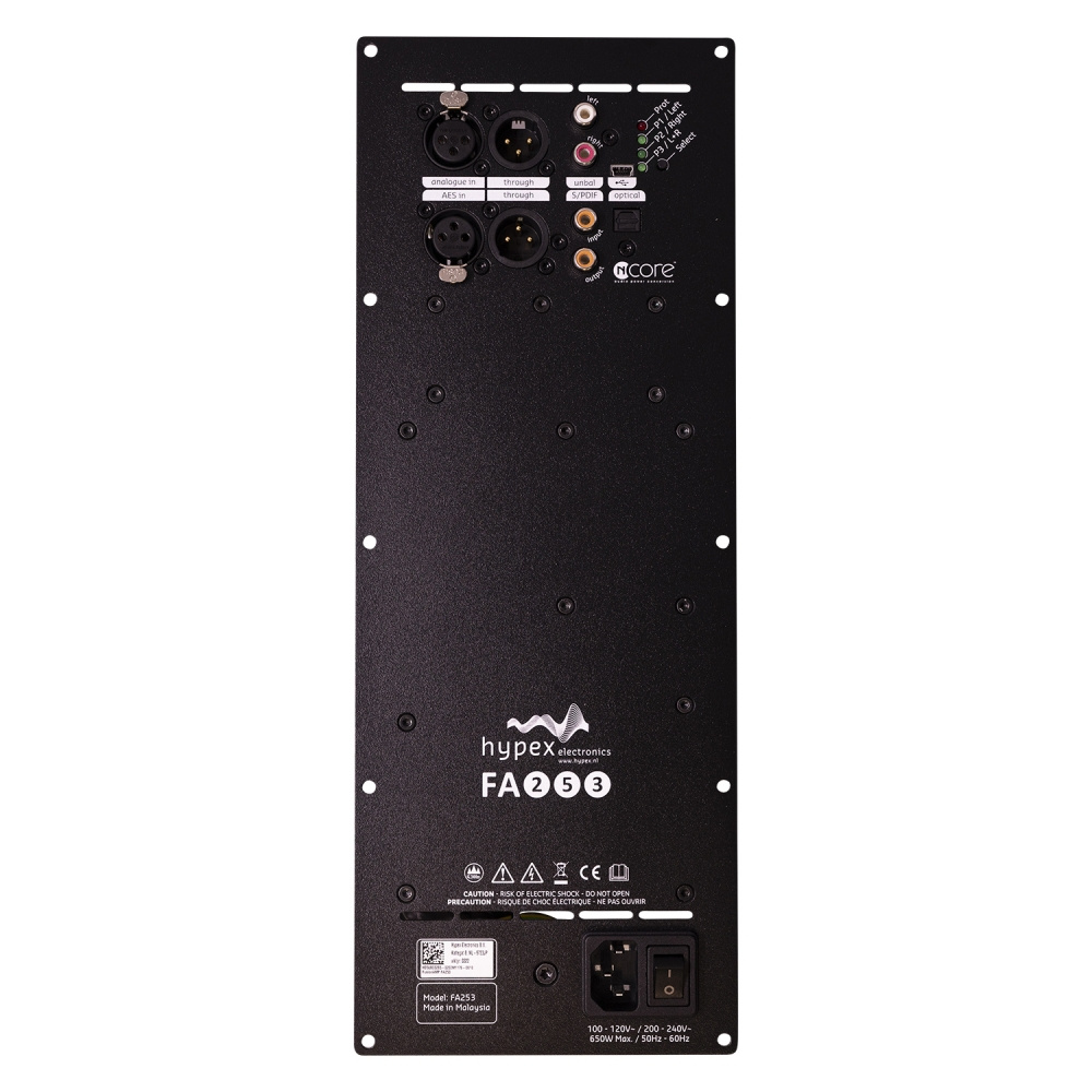 Hypex FusionAmp FA253 trzykanałowy wzmacniacz z DSP