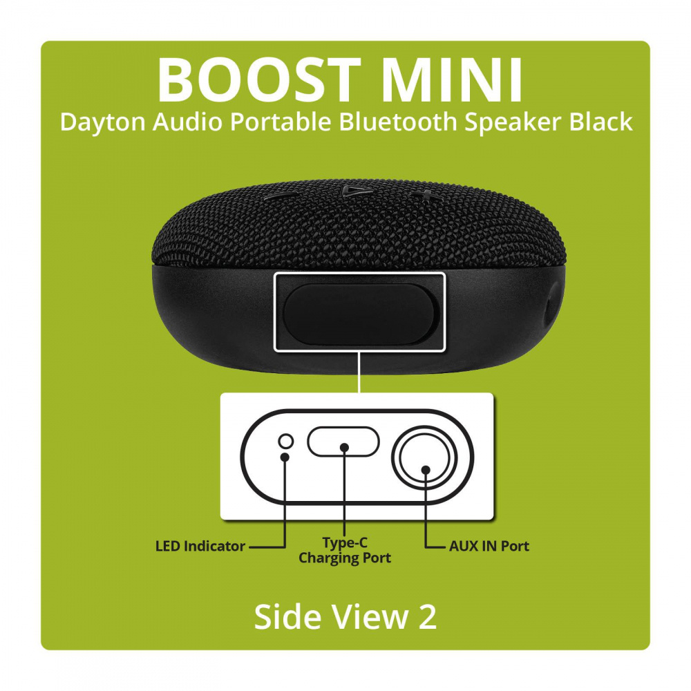 Dayton Audio Boost Mini, przenośny głośnik Bluetooth