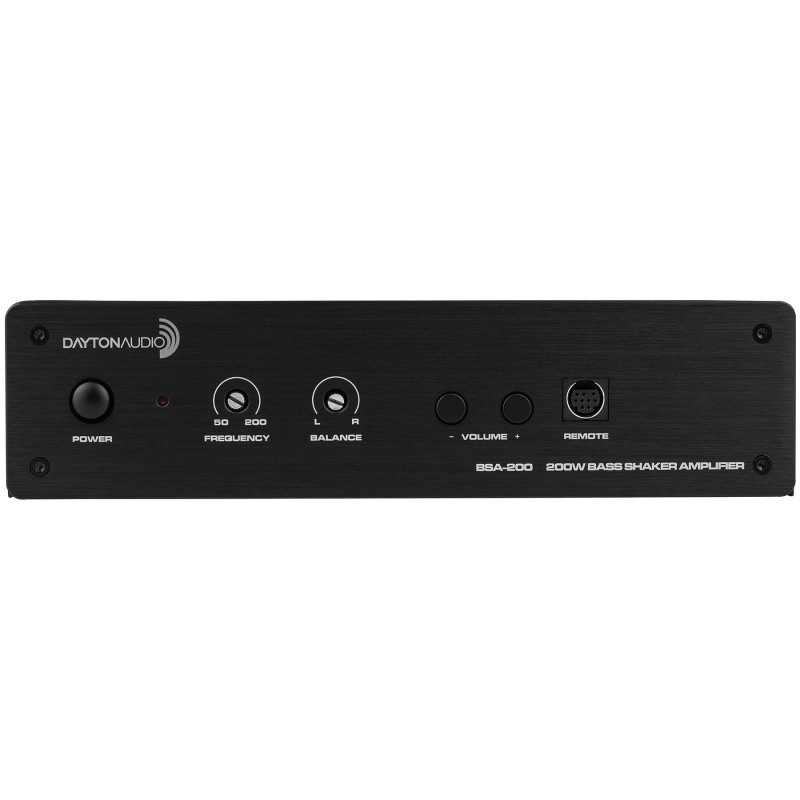 Dayton Audio BSA-200 wzmacniacz z możliwością mostkowania i filtrem dolnoprzepustowym