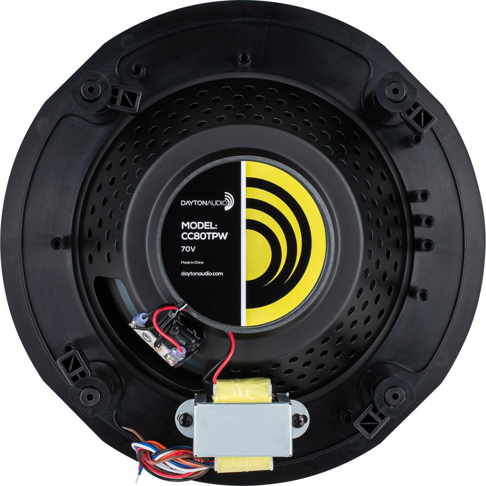 Dayton Audio CC80TPW, 8-calowy głośnik sufitowy do 70/100V, para