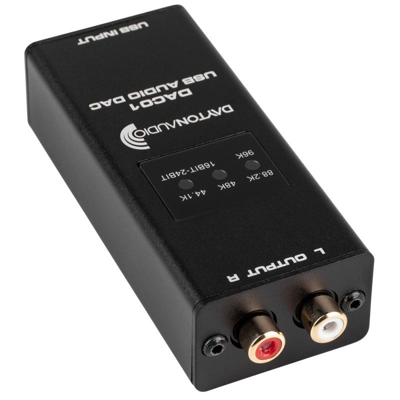 Dayton Audio DAC01, przetwornik USB DAC z obsługą 24/96