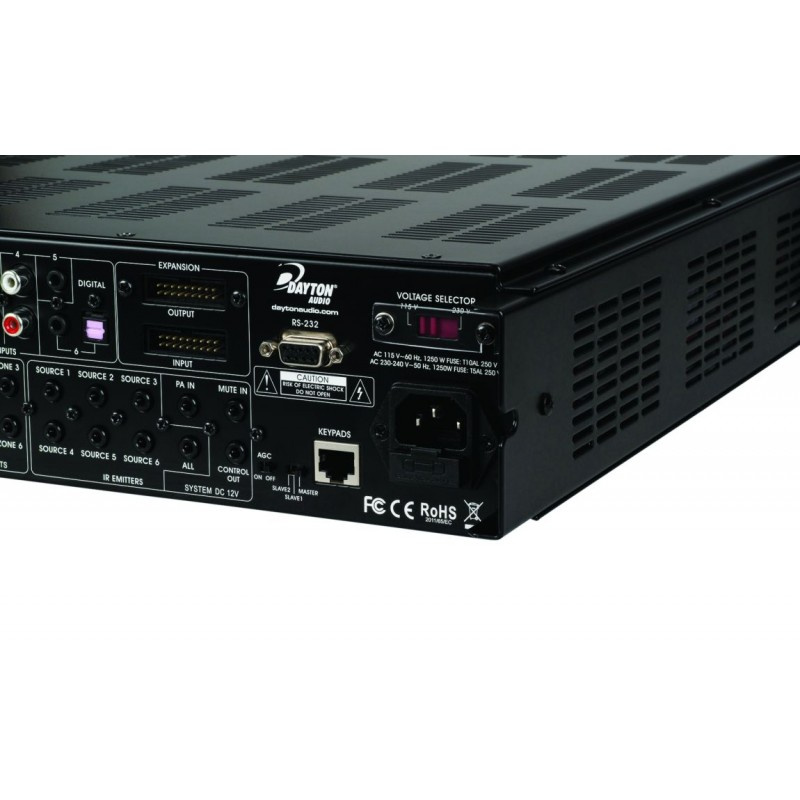 Dayton Audio DAX66 6-strefowy rozproszony system audio