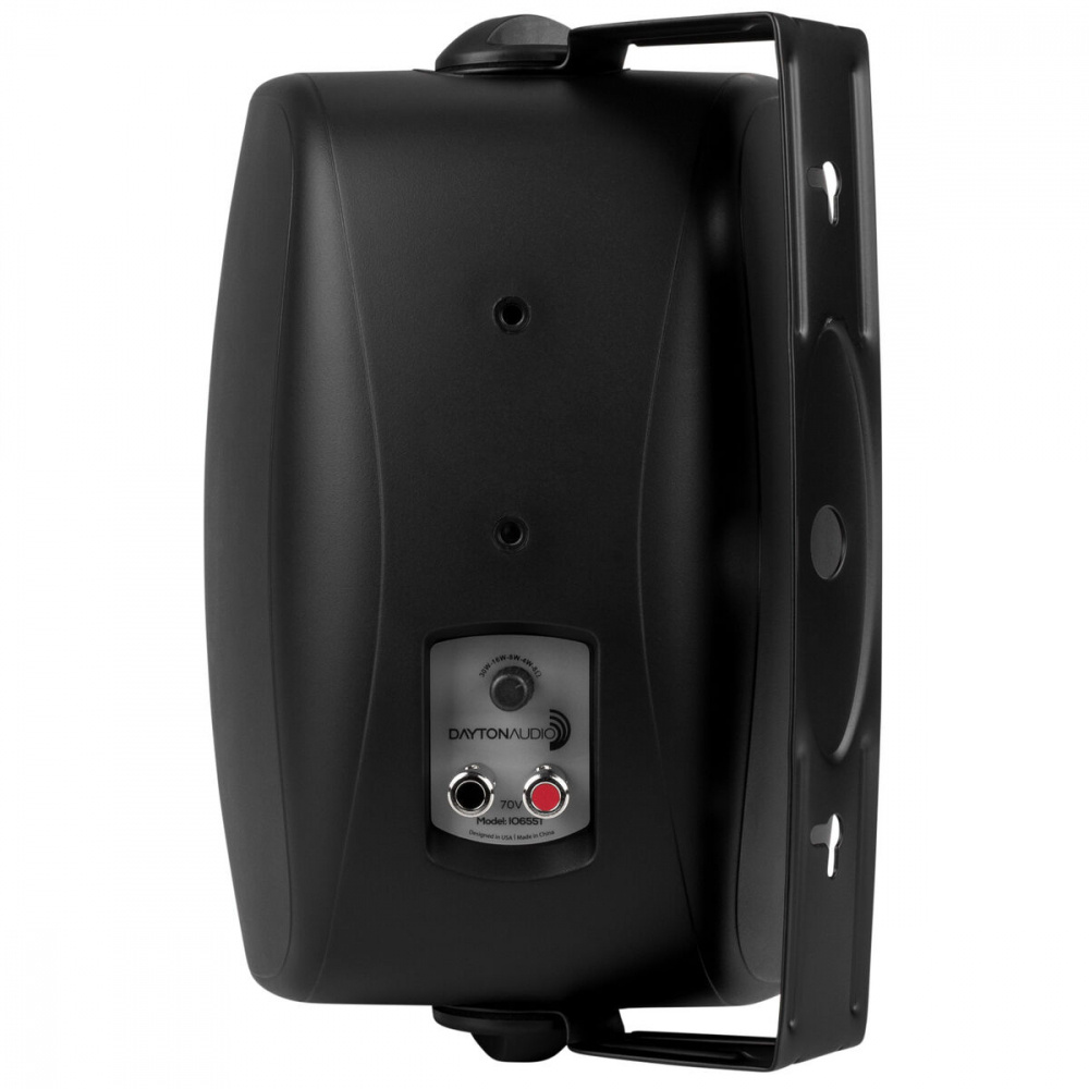 Dayton Audio IO655BT, 6.5-calowy głośnik zewnętrzny ze wsparciem 70/100V, czarny